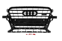 Audi Q5 2008–2017 Priekšējais režģis SQ-Style (2012-2017, melns ar hromu) foto 4