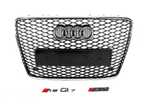 Audi Q7 2005–2015 Priekšējais režģis RSQ-Style (melns ar hromu) foto 1
