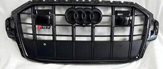 Audi Q7 2015–2026 Priekšējā reste RSQ-Style (2020+, melna spīdīga) foto 1