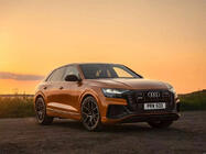 Audi Q8 2018– Priekšējais radiatora režģis SQ-Style (2018-2023, melns) foto 6