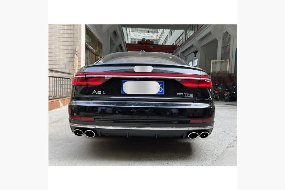 Audi A8 2018– Aizmugurējais difuzors ar izplūdes uzgaļiem S-Style (2018-2021) Image
