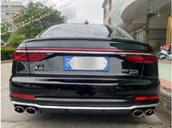 Audi A8 2018– Aizmugurējais difuzors ar izplūdes uzgaļiem S-Style (2022+) foto 1