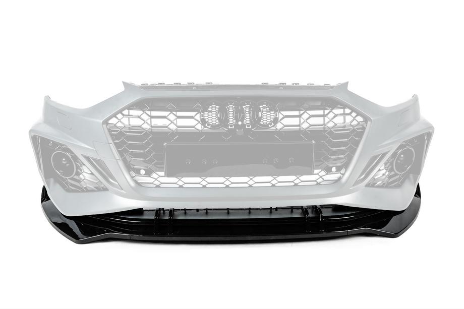 Audi A4 B9 2015–2024 Priekšējā bampera lip spoileris V-3 (2019-2024) Image