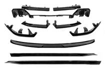 BMW 5/i5 sērija G60/G60E/G61 2023– Virsbūves apdares komplekts Gloss Black (M-Sport) foto 2