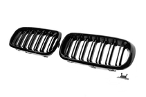BMW X6 F16 2014–2019 Nieres restes M-Look (spīdīgi melnas) foto 3