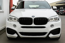BMW X6 F16 2014–2019 Nieres restes M-Look (spīdīgi melnas) foto 1