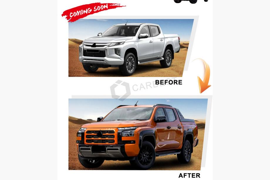 Mitsubishi L200 2015–2024 2025. gada facelift uzlabojuma komplekts (komplekts) Foto 2