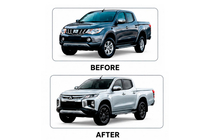 Mitsubishi L200 2015–2024 2020. gada feislifta modernizācijas komplekts (komplekts) foto 2
