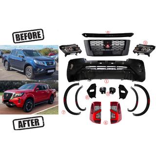 Restailinga (facelift) uzlabojuma komplekts līdz 2021. gada versijai (2015–2020) Nissan Navara/NP300 2016– foto 2