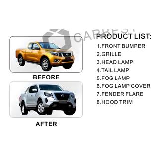 Restailinga (facelift) uzlabojuma komplekts līdz 2021. gada versijai (2015–2020) Nissan Navara/NP300 2016– foto 3