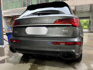 Audi Q5 2008–2017 Aizmugurējais difuzors ar izplūdes uzgaļiem QRS-Style foto 1