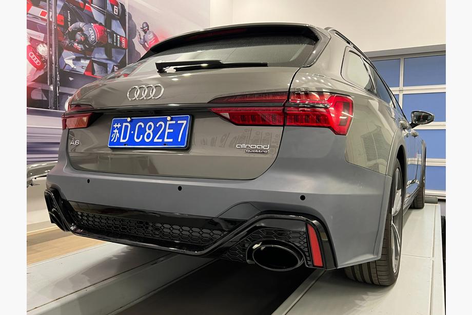 Audi A6 C8 2018–2025 Aizmugurējais buferis komplektā RS-Style GT Foto 2