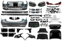 Mercedes S-class W221 2005–2013 W223 Maybach restailinga komplekts (ar durvju rokturiem un ieliktņiem) foto 1