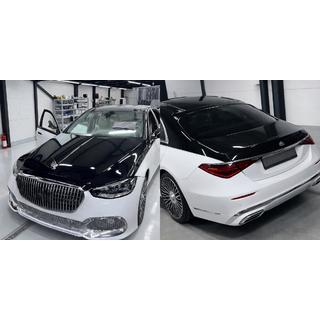 W223 Maybach restailinga komplekts (ar durvju rokturiem un ieliktņiem) foto 2