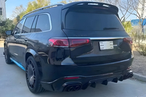 Mercedes GLS X167 2019– Virsbūves komplekts GLS900 BRB Black ABS (priekš GLS63) foto 4
