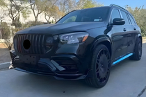 Mercedes GLS X167 2019– Virsbūves komplekts GLS900 BRB Black ABS (priekš GLS63) foto 3