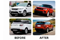 Range Rover Sport 2014–2022 Black Pack bodykit komplekts (2013-2017) foto 1
