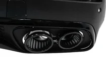 Mercedes GLS X167 2019– Aizmugurējais difuzors ar izplūdes uzgaļiem, melns (GLS53 dizains) foto 10