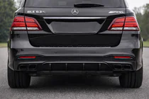Mercedes GLE/ML class W166 2011–2018 Aizmugurējais difuzors GLE (GLE63 Black dizains) foto 1
