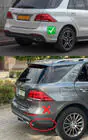 Mercedes GLE/ML class W166 2011–2018 Aizmugurējais difuzors GLE (GLE63 Black dizains) foto 3