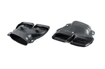 Mercedes GLE/ML class W166 2011–2018 Aizmugurējais difuzors GLE (GLE63 Black dizains) foto 7