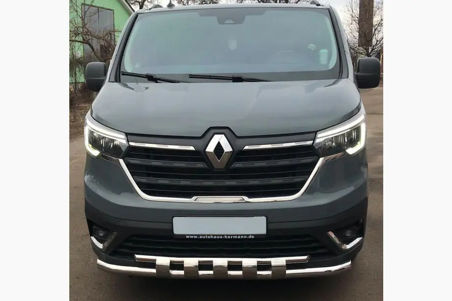 Renault Trafic 2015– Shark ST015 priekšējais aizsargstienis (2021+, nerūsējošais tērauds) Image