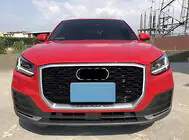 Audi Q2 2016– Priekšējā radiatora reste RSQ-Style (2016-2024, melna ar hromu) foto 2