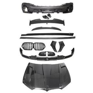 Virsbūves komplekts ar motora pārsegu Carbon V2 (2018-2022) foto 3