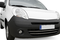 Renault Kangoo 2008–2020 Priekšējā bampera aizsarguzlikas (2 gab., nerūsējošais tērauds) foto 1