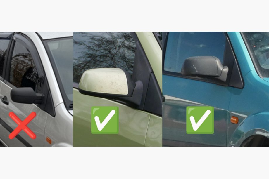 Ford Fusion 2002–2012 Spoguļu uzlikas BMW-Style V2 (2 gab.) Foto 4