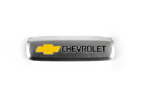 Chevrolet Alumīnija emblēma auto paklājiņiem (1 gab.) foto 2