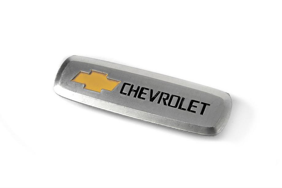Chevrolet Alumīnija emblēma auto paklājiņiem (1 gab.) Image