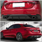 Alfa Romeo Giulia 2016–2022 Aizmugurējā bampera difuzors Lip Carbon V2 (Carbon) foto 5