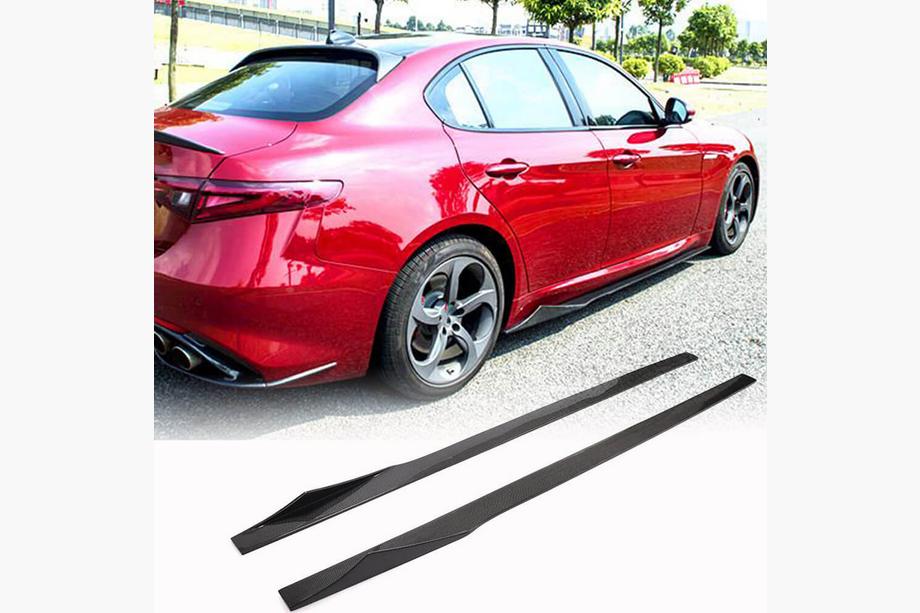 Alfa Romeo Giulia 2016–2022 Sānu sliekšņi V3 (Base/Sport, karbons) Image