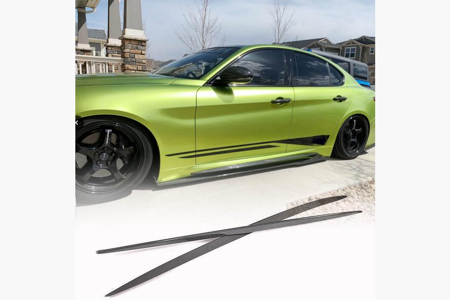 Alfa Romeo Giulia 2016–2022 Sānu sliekšņi V1 (Base/Sport, karbons) Image
