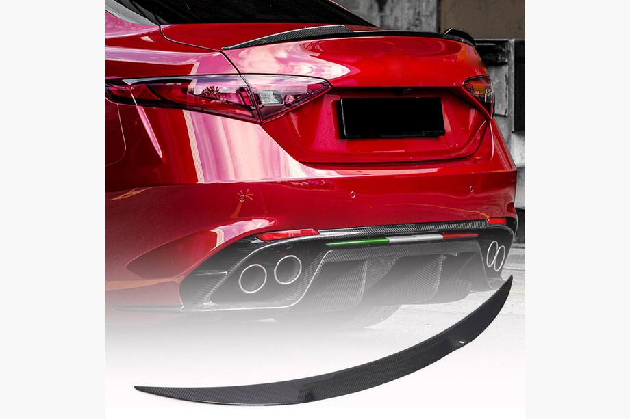 Alfa Romeo Giulia 2016–2022 Spoileris V5 (Sausais karbons) Image