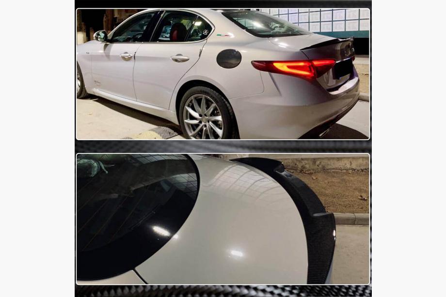 Alfa Romeo Giulia 2016–2022 Spoileris V2 (stikla šķiedra) Image