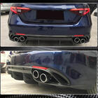 Alfa Romeo Giulia 2016–2022 Aizmugurējā bampera difuzors V1 (Base, oglekļa šķiedra) foto 4