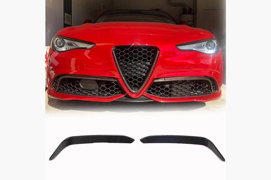Alfa Romeo Giulia 2016–2022 Miglas lukturu apdares uzlikas (Sport, Carbon) Image