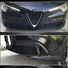 Alfa Romeo Stelvio 2016– Priekšējā bampera lūpas uzlika (Base, 2017-2023, karbons) foto 4