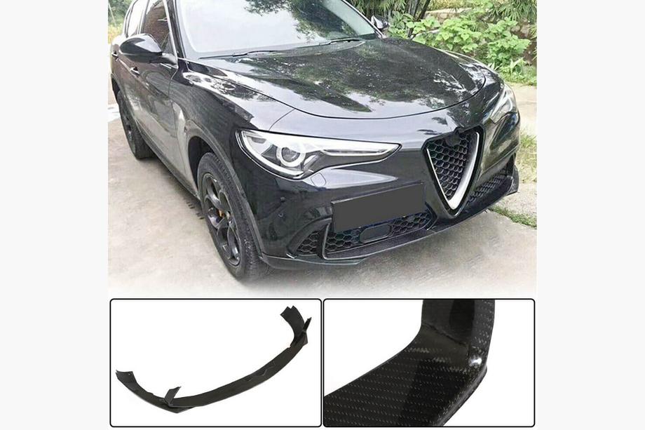 Alfa Romeo Stelvio 2016– Priekšējā bufera lūpa (Base, 2017-2023, ABS) Image