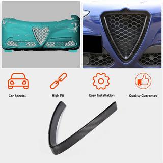 Radiatora režģa uzlika (2017-2023, sausais karbons) Alfa Romeo Stelvio 2016– foto 2