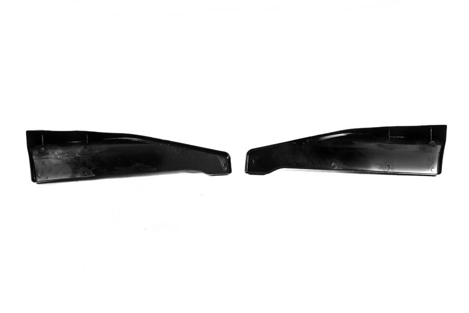 Universālas flap uzlikas aizmugurējam buferim, tips B (2 gab., melns spīdīgs, ABS plastmasa) Foto 6