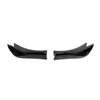 Universāli flap uzlikas aizmugurējam bamperim, tips F (2 gab., melns spīdīgs, ABS plastmasa) foto 1