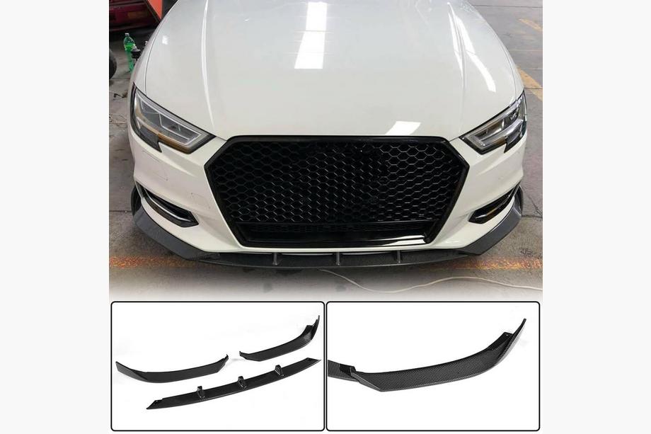 Audi A3 2012–2020 Priekšējā bampera lūpa (FRP) Image