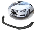Audi A3 2012–2020 Priekšējā bufera lūpas spoileris Lip V1 (Base 2017-2020 HB, karbonšķiedra) foto 1