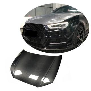 Motora pārsegs V2 (Sedan 2012-2016, oglekļa šķiedra) foto 1