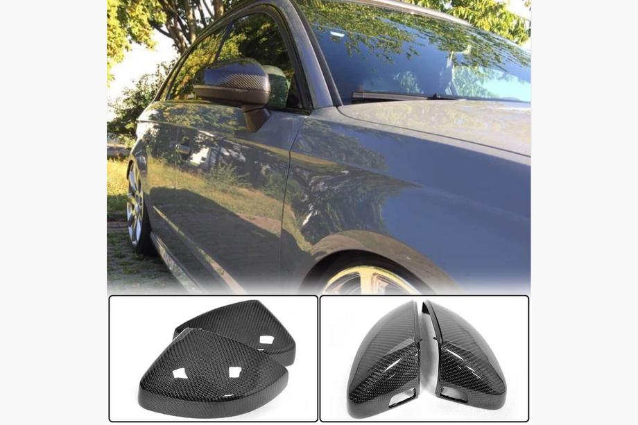 Audi A3 2012–2020 Spoguļu vāciņi (oglekļa šķiedra) Image