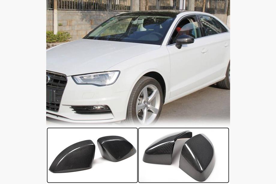 Audi A3 2012–2020 Spoguļu uzlikas Replacement Style (Karbon) V2 Image