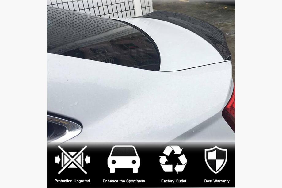 Audi A3 2012–2020 Spoileris V7 (Sedan, oglekļa šķiedra) Foto 2